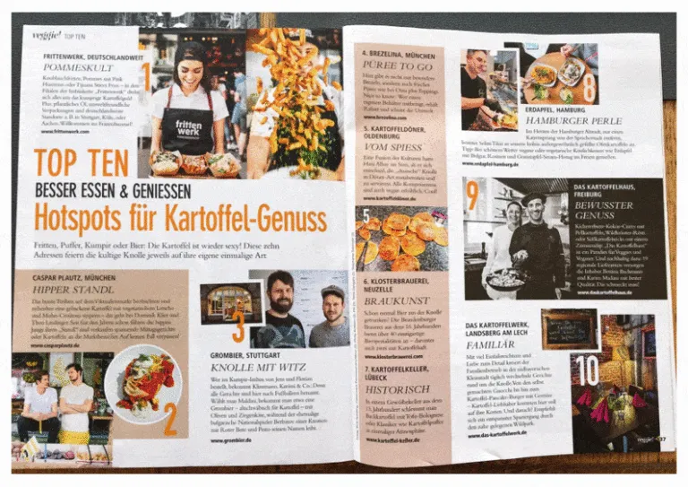 Kartoffelhaus in der Veggie – Essen und genießen